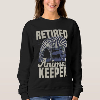 Sweatshirt Gardien d'animaux à la retraite Amoureux des anima