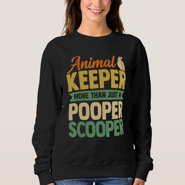 Sweatshirt Gardien D'Animaux Plus Qu'Un Simple Amateur Scoope (Devant)
