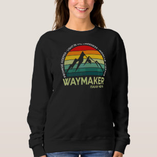 Sweatshirt Gardien de promesses de Waymaker vintage Miracle W