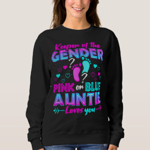 Sweatshirt Gardien Du Genre Rose Ou Bleu Tante Vous Aime