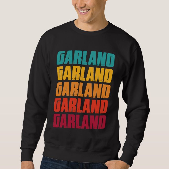 Sweatshirt Garland Texas Souvenir  Retro Vintage Garland (Devant)