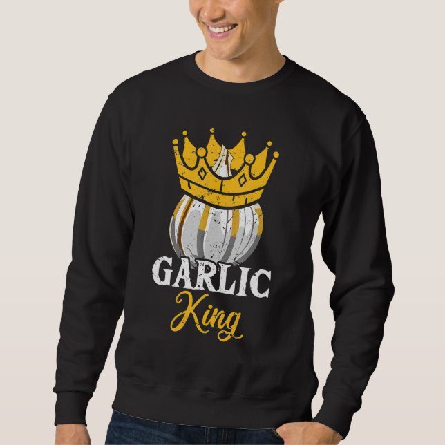 Sweatshirt Garlic King (Devant)