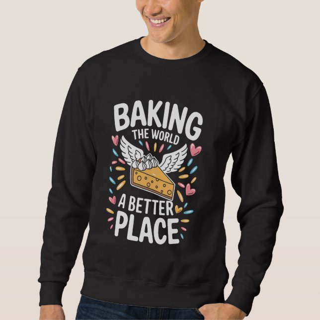 Sweatshirt Gâteau au fromage Gâteau au fromage Lover Gâteau a (Devant)