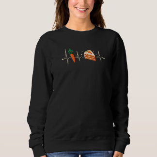 Sweatshirt Gâteau Carotte Rythme Cardiaque Pâtissier Pâtisser