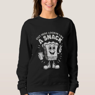 Sweatshirt Gâteau en forme de sapin de Noël ressemblant à un