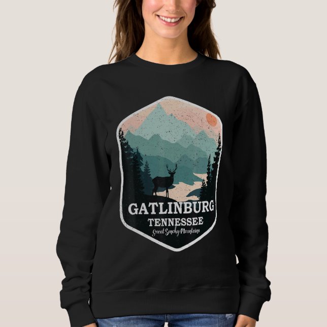 Sweatshirt Gatlinburg Tennessee Great Smoky Mountains Hiking (Devant)