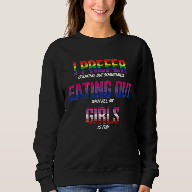 Sweatshirt Gay Bisexual Lesbian Pride Flag LGBTQ  LGBT Ally (Devant)
