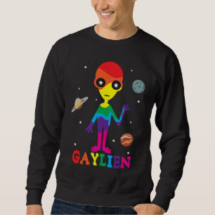 Sweatshirt Gay Galaxie Planète Extraterrestre Alien T