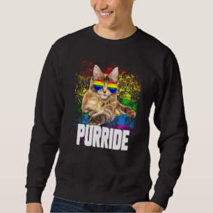 Sweatshirt Gay pride Chat Purride Gay Lesbian Lgbtq Lgbt