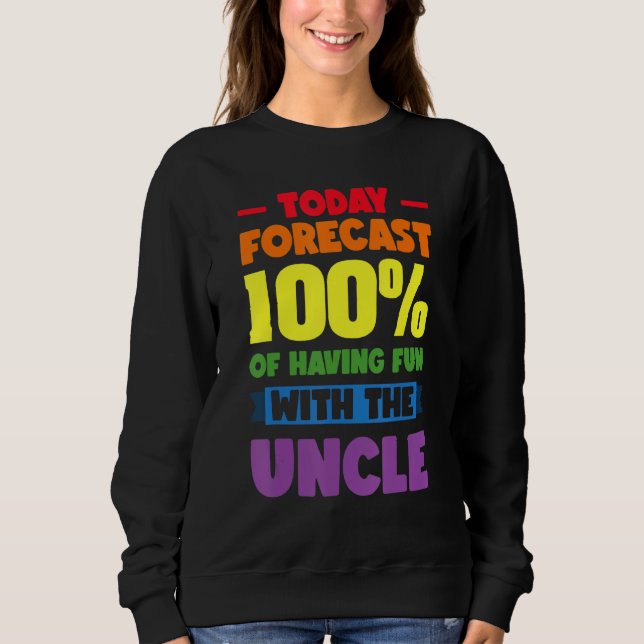 Sweatshirt Gay Uncle Pride Guncle 9 (Devant)