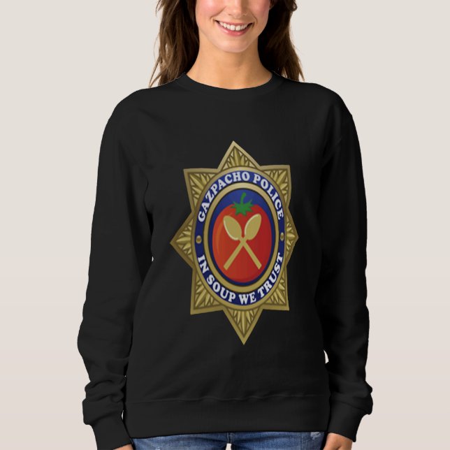 Sweatshirt Gazpacho Police Badge Greene Pelosi (Devant)