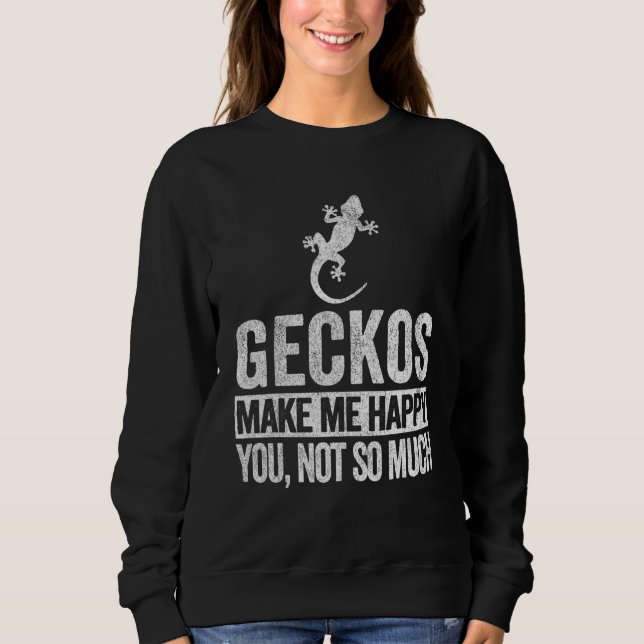 Sweatshirt Gecko  Citation Gecko Rétro (Devant)