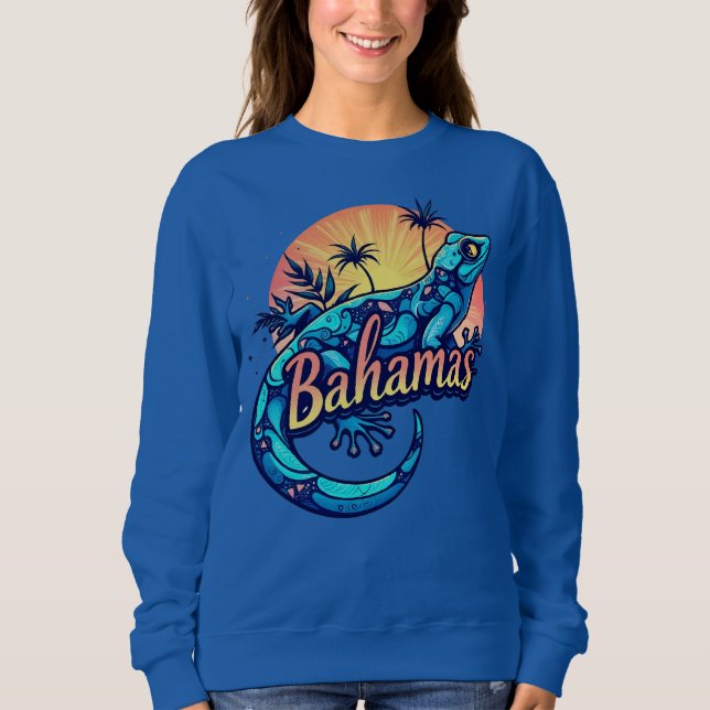 Sweatshirt Gecko des Bahamas Caraïbes (Devant)