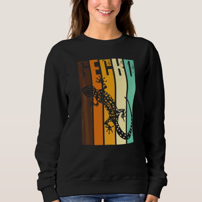 Sweatshirt Geckos léopard Lézard Animal de compagnie Reptile  (Devant)
