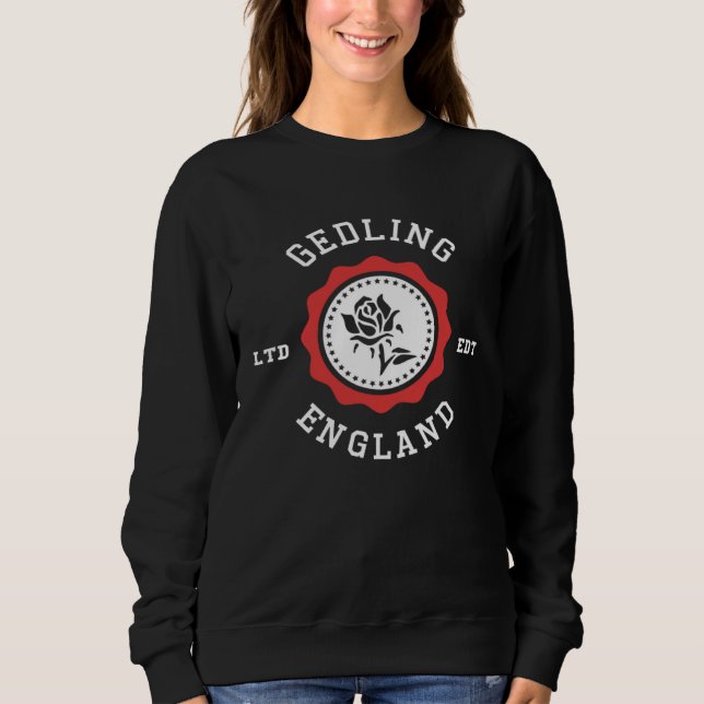 Sweatshirt GEDLING England Rose Badge (Devant)