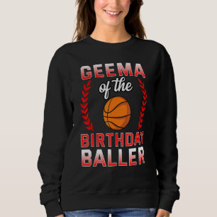 Sweatshirt Geema De L'Anniversaire Garçon Anniversaire De Bas