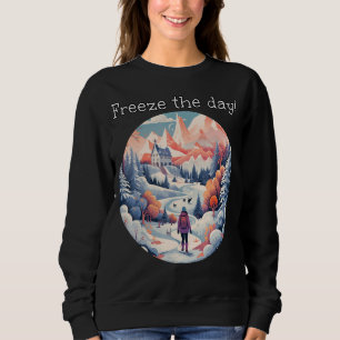 Sweatshirt Geler les Aventures en hiver saison pour froid Se