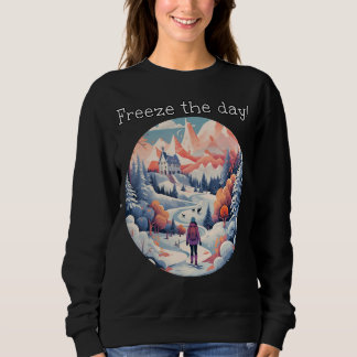 Sweatshirt Geler les Aventures en hiver saison pour froid Se