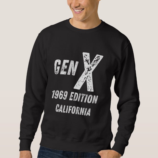 Sweatshirt Gen X 1969 Edition Génération Californie Anniversa (Devant)