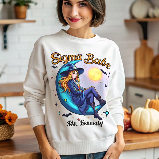 Sweatshirt Gen Z Sigma Witch Drôle Sigma Babe Halloween Gen Z (Créateur téléchargé)