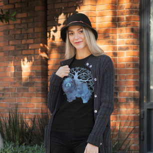 Sweatshirt GÈNES FADÉS Chow TREE DE LA VIE avant et arrière