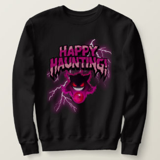 Sweatshirt Gengar Shadow Pokémon "Happy Hunting" T-shirt, Hoo
