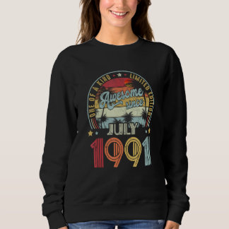 Sweatshirt Génial depuis juillet 1991 Unique en son genre