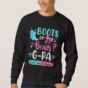 Sweatshirt Genre Révéler Bottes Ou Bows G Pa Correspondant Pa