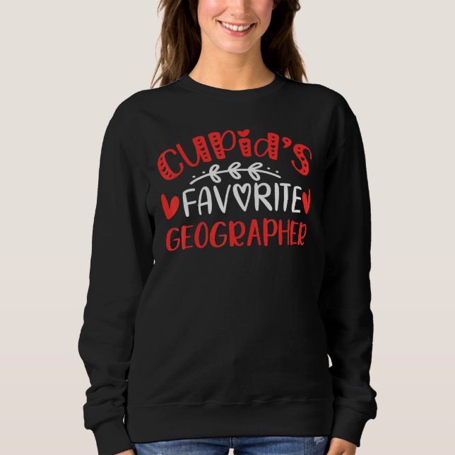 Sweatshirt Géographe Favori Cupid S Romance Couples Hommes De (Devant)