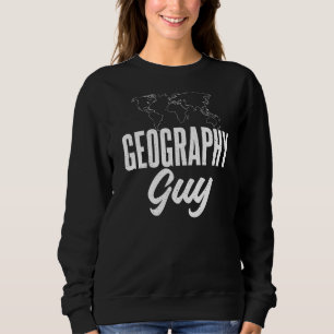 Sweatshirt Géographie Guy Enseignant Géographe