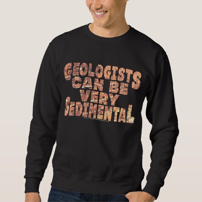 Sweatshirt Géologues "Sedimental" (Devant)