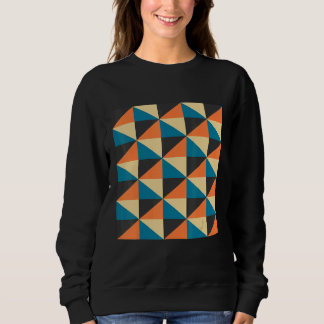 Sweatshirt geometric mosaic pattern poster set modern geometr