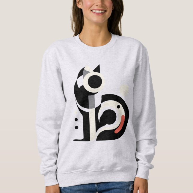 Sweatshirt Géométrique CAT - (Devant)