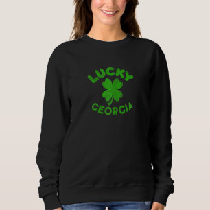 Sweatshirt Georgia Irish Family St Patrick S Day Lucky Geo