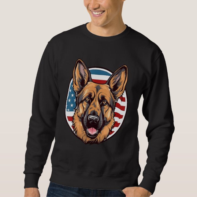 Sweatshirt German Shepherd (Devant)