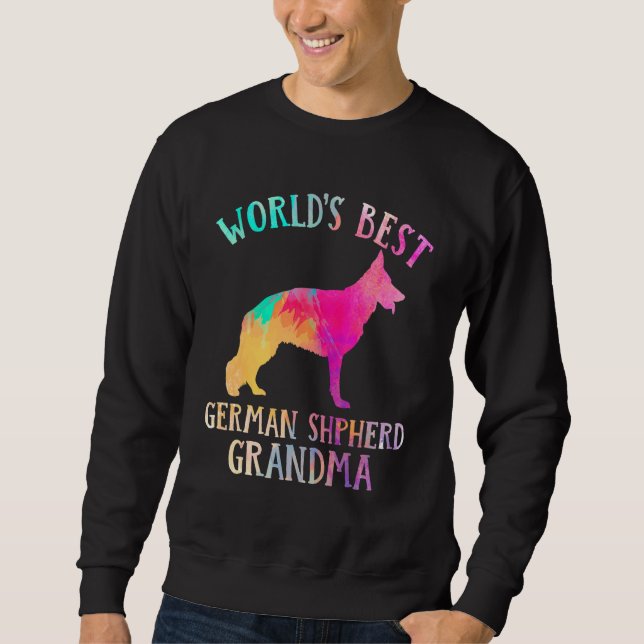 Sweatshirt German Shepherd  Worldu2019s Best German Shepherd  (Devant)
