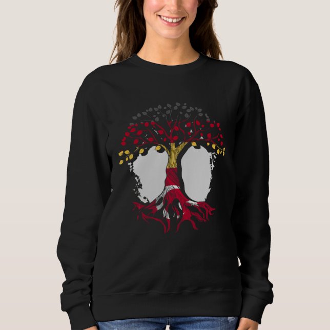 Sweatshirt German Turkish Flag Turkey Germany Tree Proud Turk (Devant)