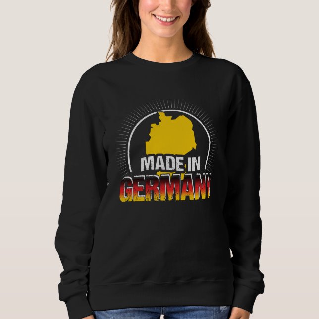 Sweatshirt Germany country flag German cultural heritage fami (Devant)