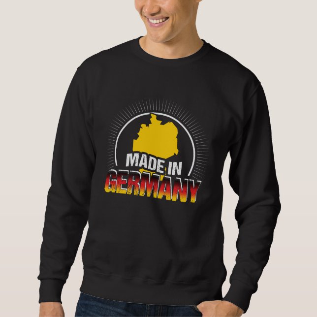 Sweatshirt Germany country flag German cultural heritage fami (Devant)