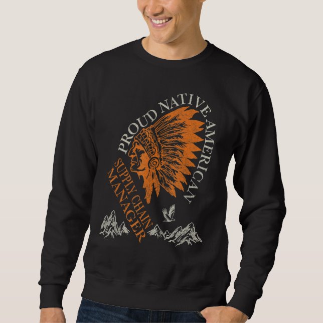 Sweatshirt Gestionnaire de la chaîne d'approvisionnement d'em (Devant)