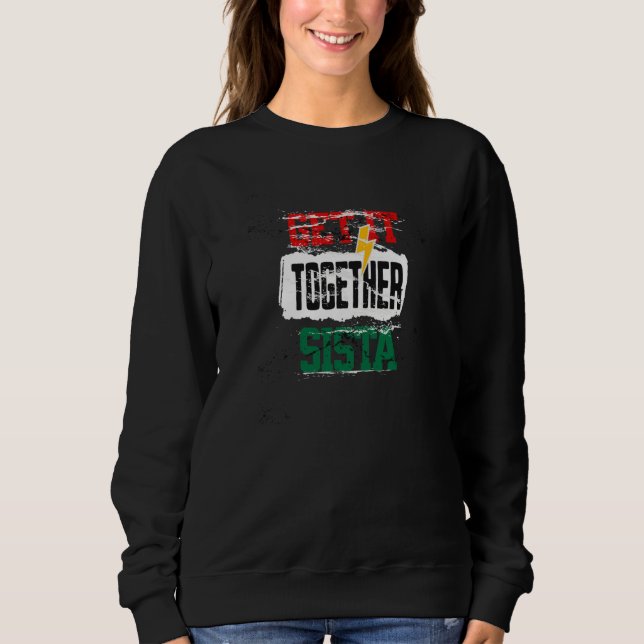 Sweatshirt Get It Together Sista Queen Melanin African Americ (Devant)