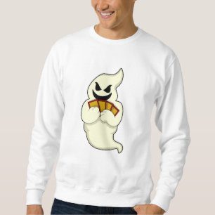 Sweatshirt Ghost at Poker avec cartes de Poker