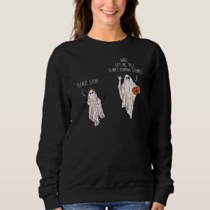 Sweatshirt Ghost Telling Effrayant Histoires humaines Cute Re