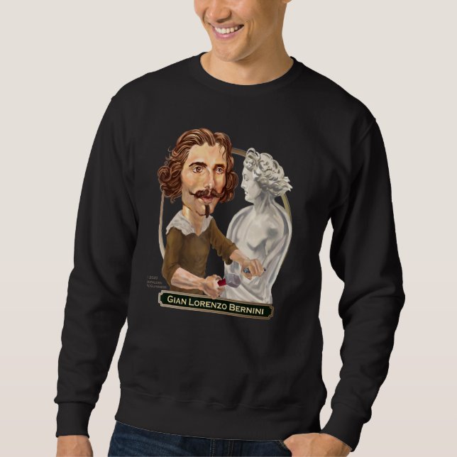 Sweatshirt Gian Lorenzo Bernini Sculptur Architecte Baroque (Devant)