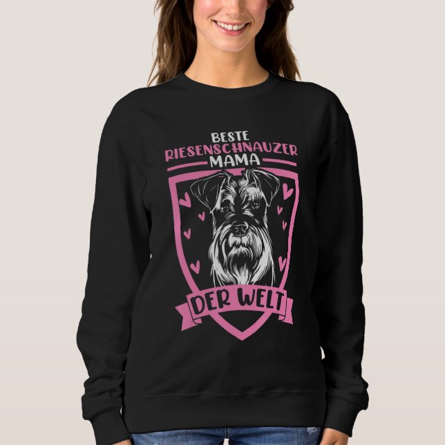Sweatshirt Giant Schnauzer Mama (Devant)