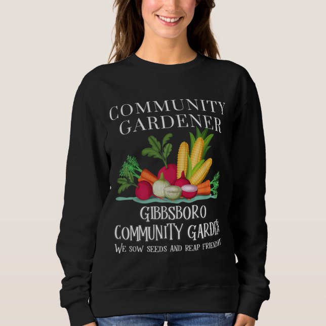 Sweatshirt Gibbsboro Community Garden Semences de semis et Re (Devant)
