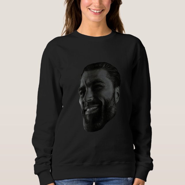 Sweatshirt Gigachad Moyenne Sigma Homme Grindset Mème 20 (Devant)