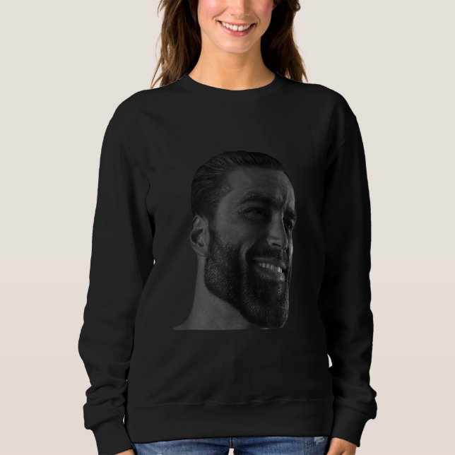 Sweatshirt Gigachad Moyenne Sigma Homme Grindset Mème 26 (Devant)