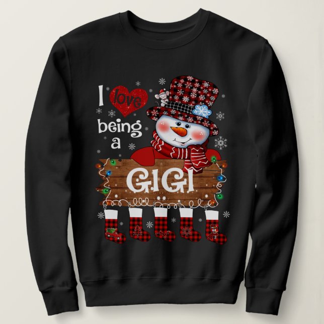 Sweatshirt Gigi Christmas (Design devant)