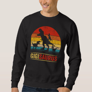 Sweatshirt Gigi Dinosaure Rex Gigisaurus 3 enfants Famille ap